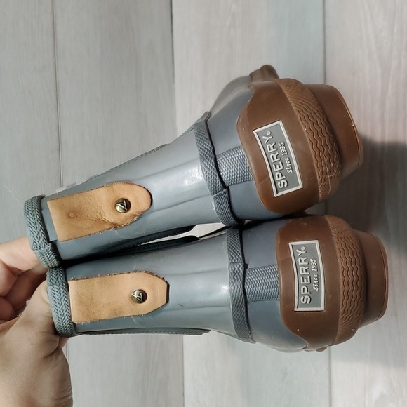 Sperry Womens Saltwater Syren Duck Rubber Waterproof Ankle Booties shoes 8.5 - Picture 8 of 15